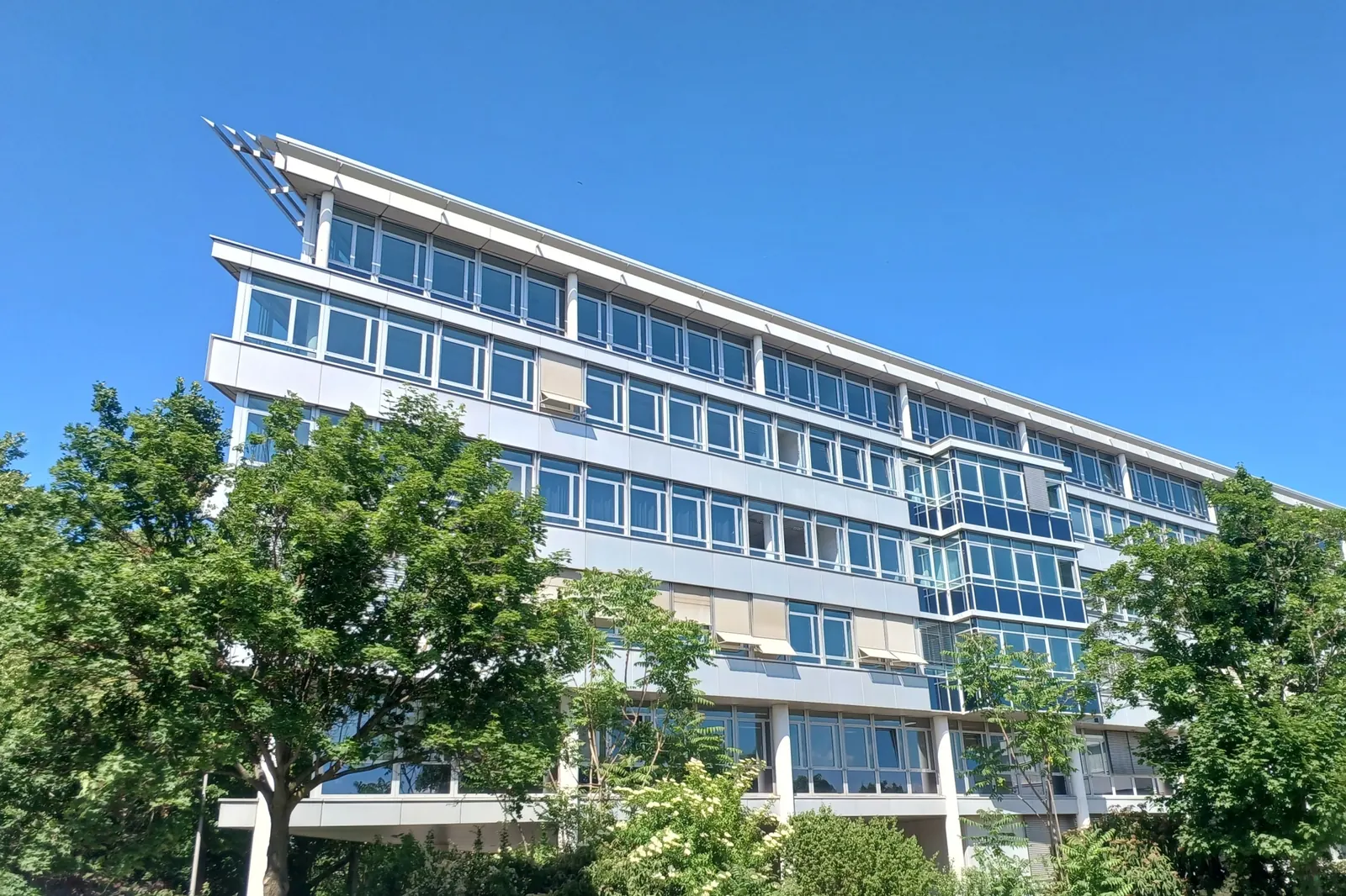 Campusgebäude an der Theodor-Heuss-Anlage in Mannheim